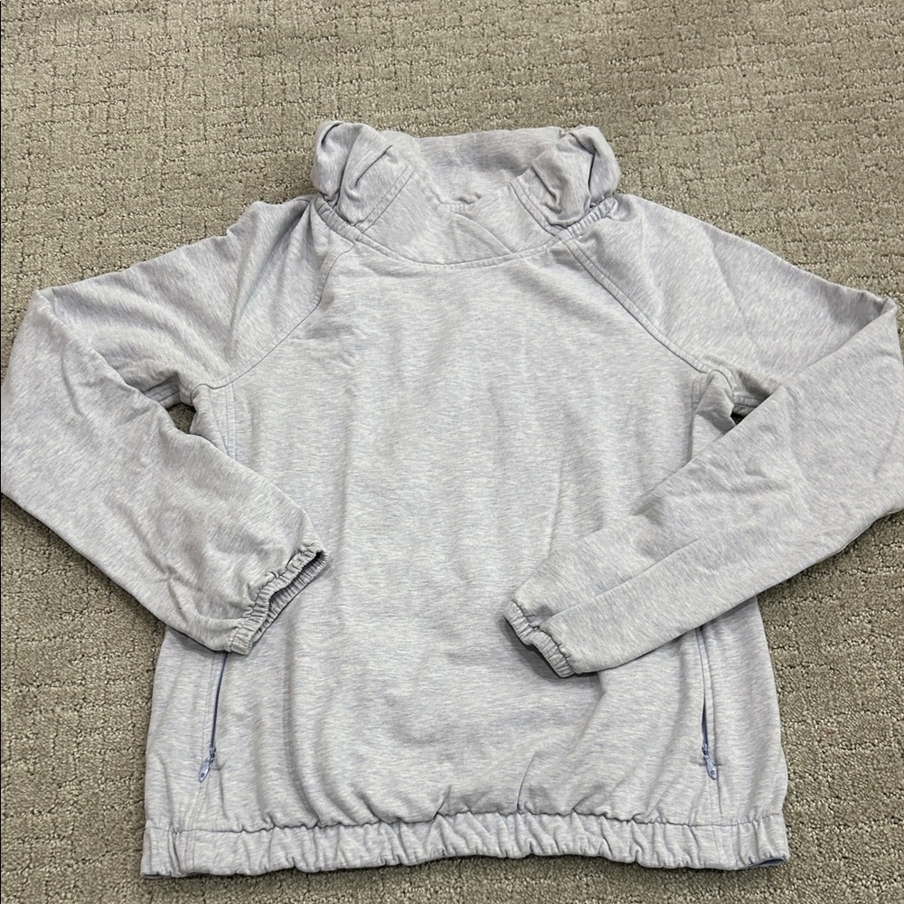 lululemon athletica Light Gray Pullover Hoodie